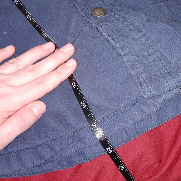 Lucky Brand Mens Quilted Jacket, Snap Up, Sherpa Collar, Size S Chore Jacket - Picture 9 of 16